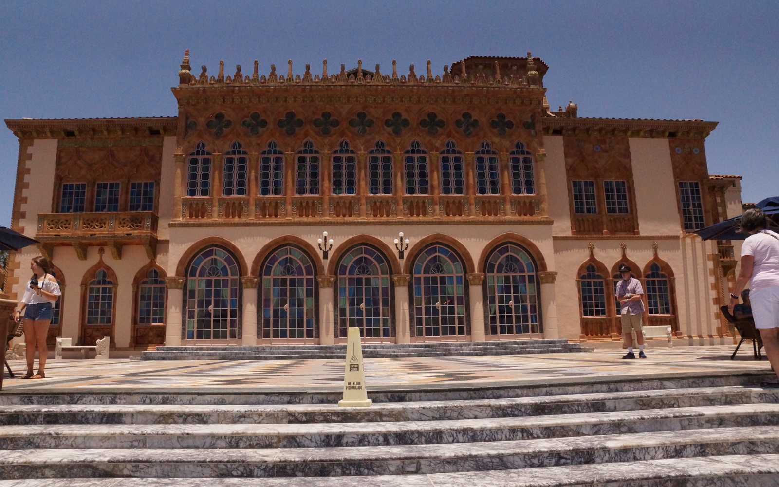 Italianate influence is more obvious at the front of the building