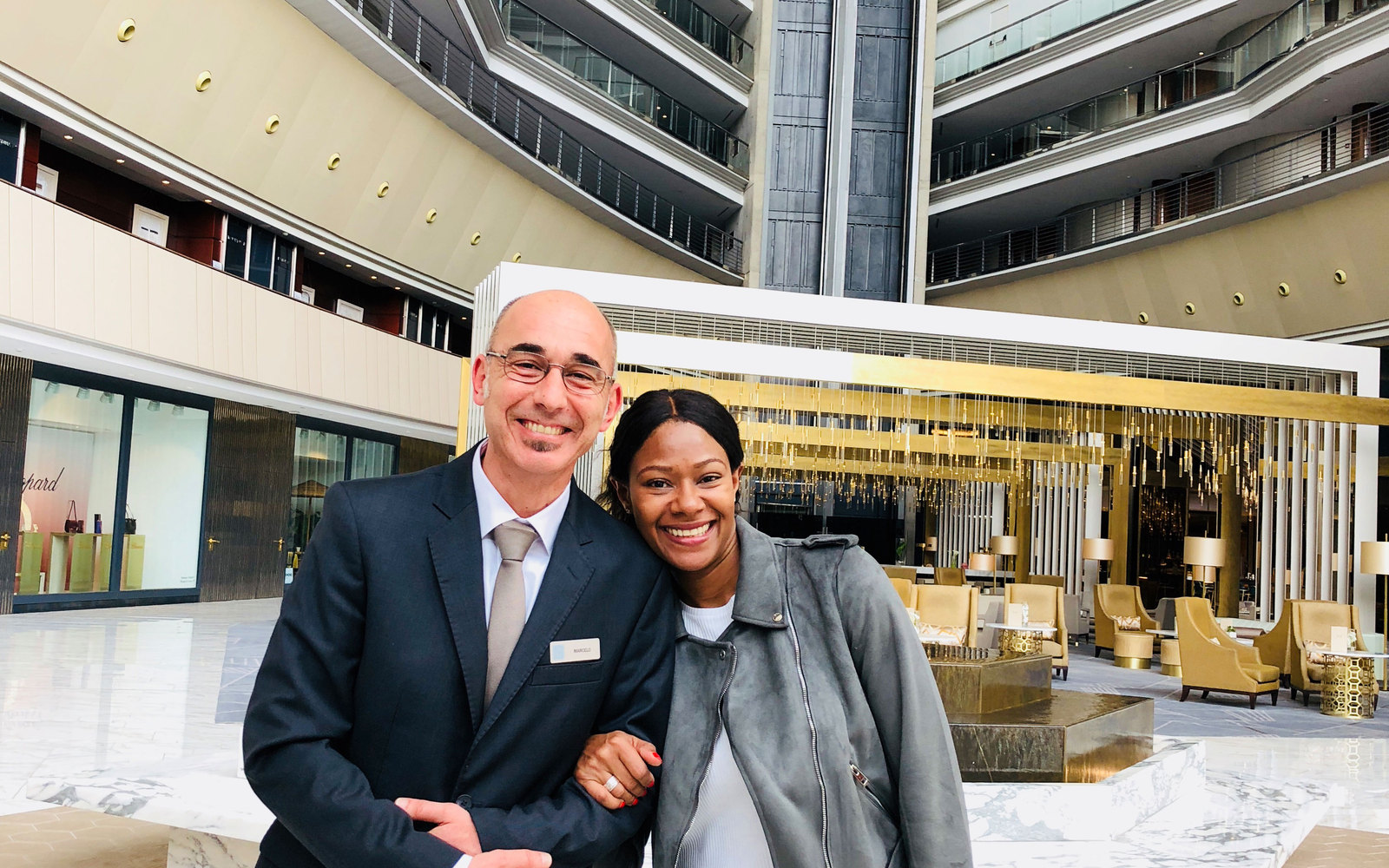 You've gotta love the concierge!