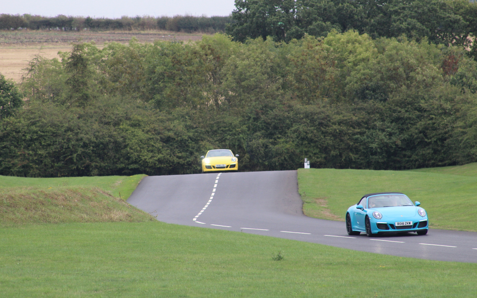 Coming down the straight..