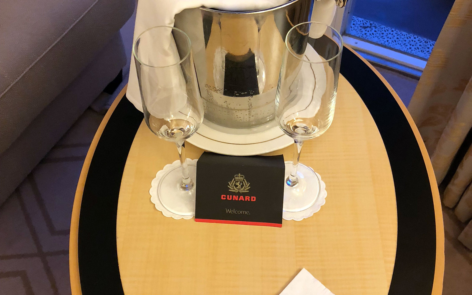 Champagne awaits