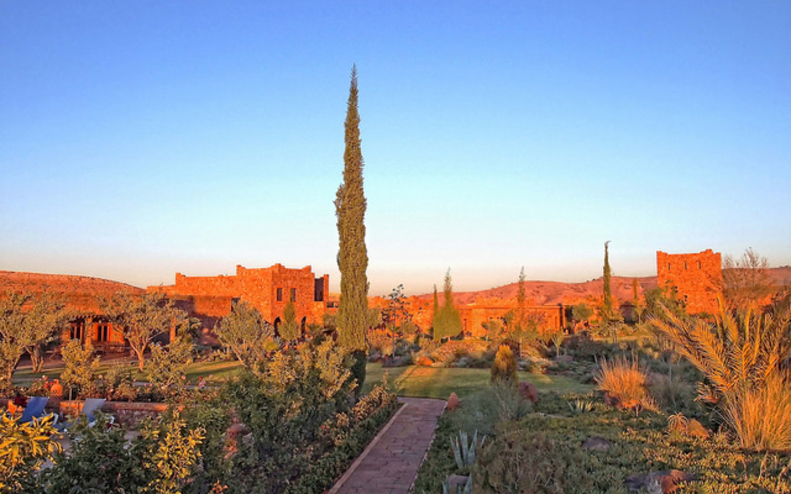 Garden at Sunset