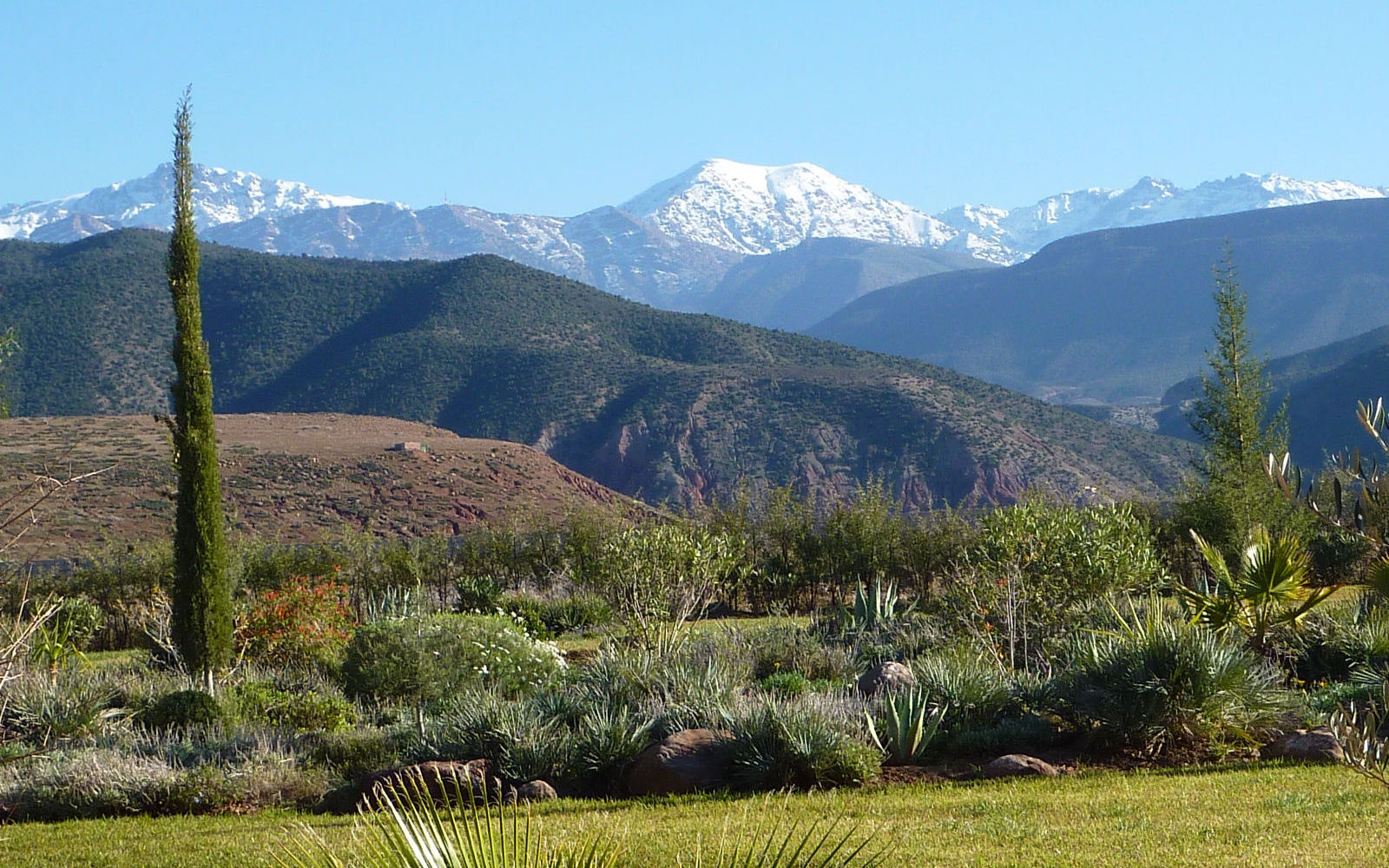 Mountains from hotel