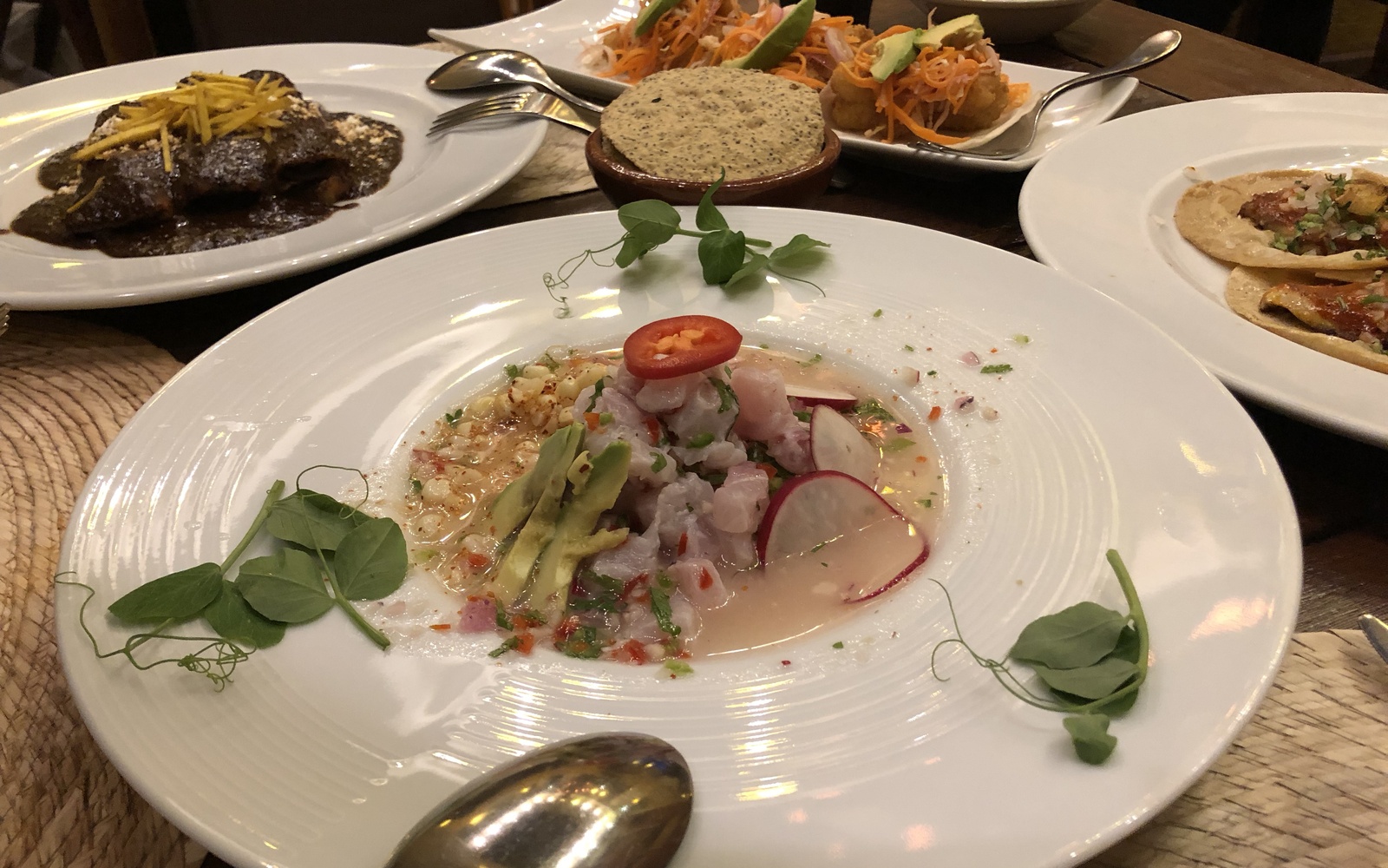 Feast at the Villa Maria Restaurant..