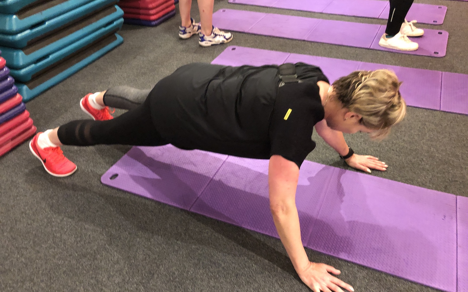 Working on that upper body strength 