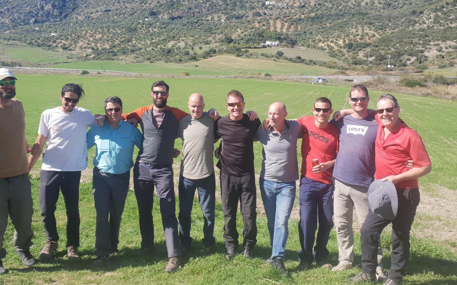 My paragliding comrades 