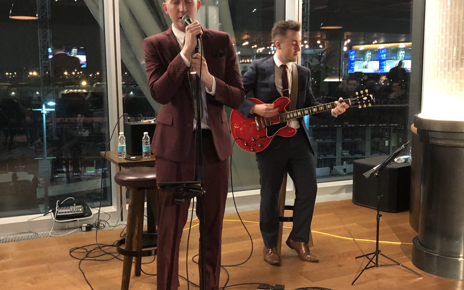The live band.