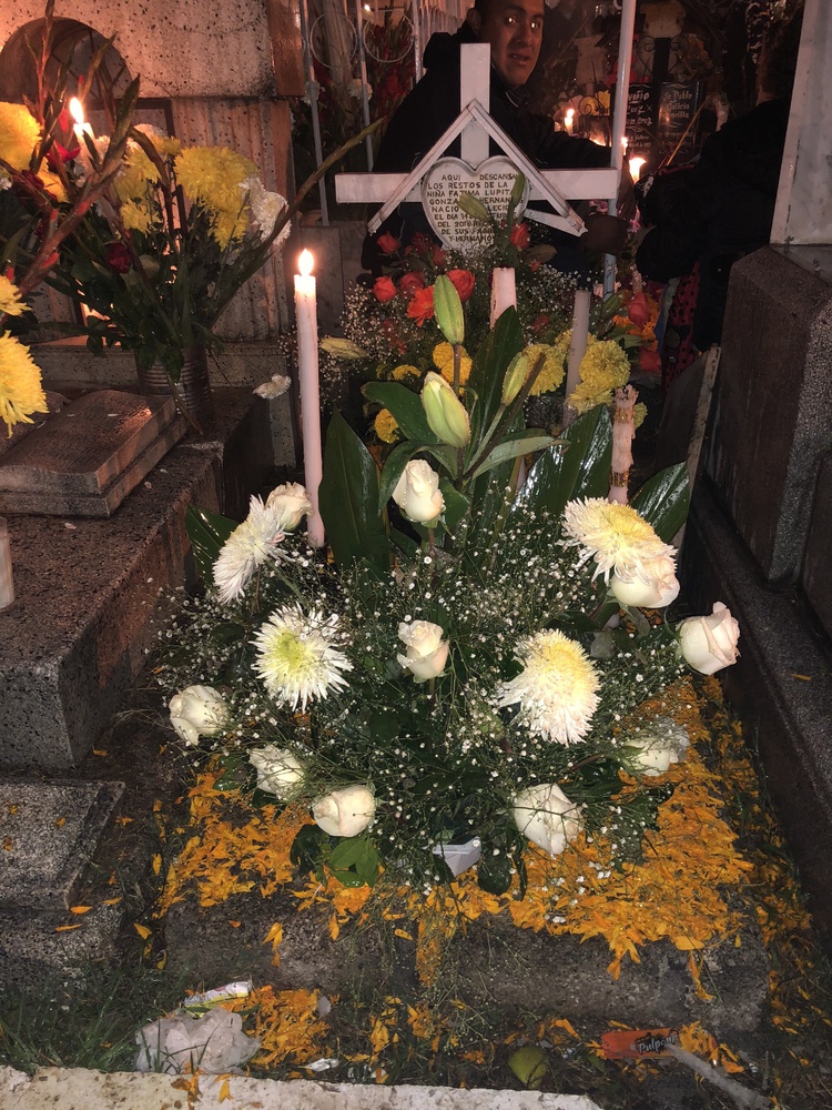 Dressing the graves..