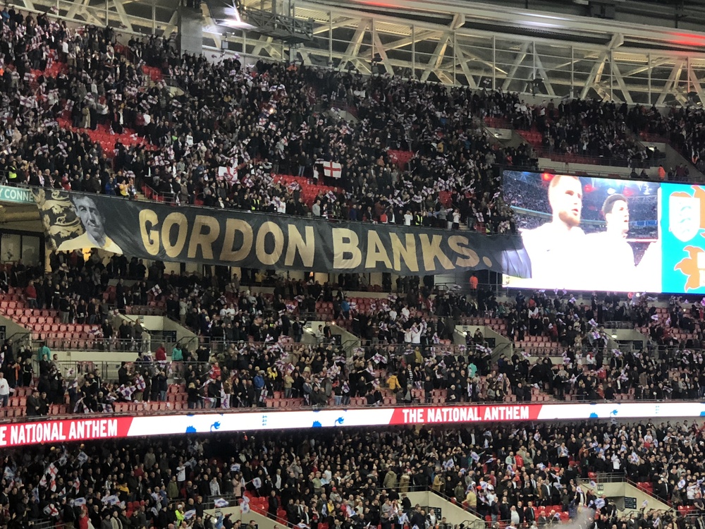 The game dedicated to Gordon Banks