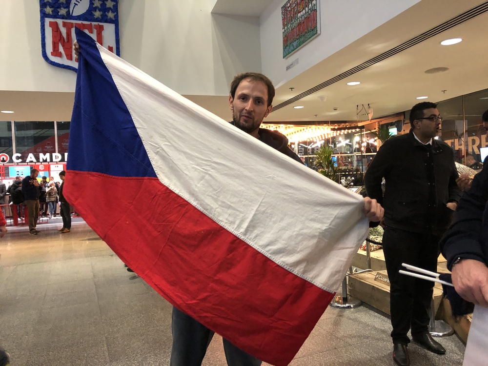 The disappointed Czech fan